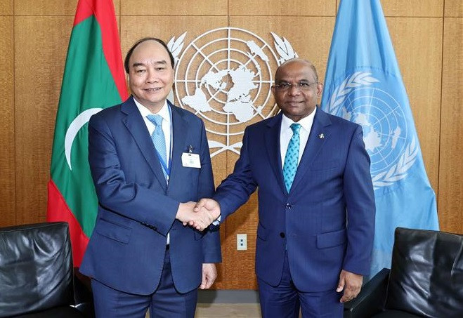 Presidente de Vietnam se reúne con dirigentes de la ONU ảnh 1