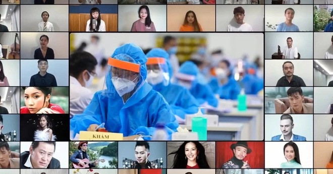 Programa artístico promueve unidad nacional de Vietnam para combatir el COVID-19 ảnh 3 Programa artístico promueve unidad nacional de Vietnam para combatir el COVID-19 ảnh 3