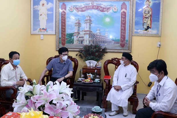 Felicitan a región autónoma de Cao Dai por mayor fiesta anual ảnh 1 Felicitan a región autónoma de Cao Dai por mayor fiesta anual ảnh 1