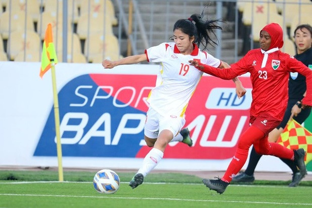 Copa Asiática Femenina de Fútbol: Vietnam derrota a Maldivas ảnh 1 Copa Asiática Femenina de Fútbol: Vietnam derrota a Maldivas ảnh 1