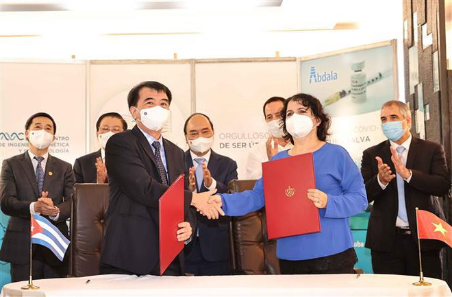 Vietnam y Cuba emiten declaración conjunta ảnh 4 Vietnam y Cuba emiten declaración conjunta ảnh 4