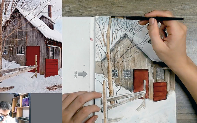 Promueven arte en línea durante la cuarentena en Vietnam ảnh 1