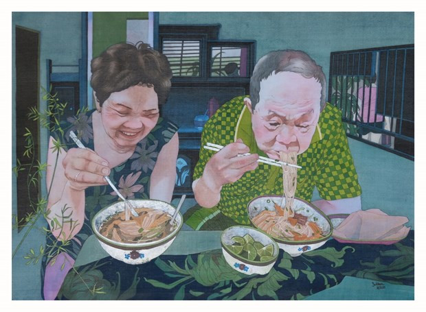 UNESCO divulga premios de concurso de pintura sobre Hanoi ảnh 3 UNESCO divulga premios de concurso de pintura sobre Hanoi ảnh 3