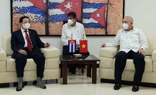 Vietnam y Cuba intercambian experiencias en construcción partidista ảnh 1 Vietnam y Cuba intercambian experiencias en construcción partidista ảnh 1