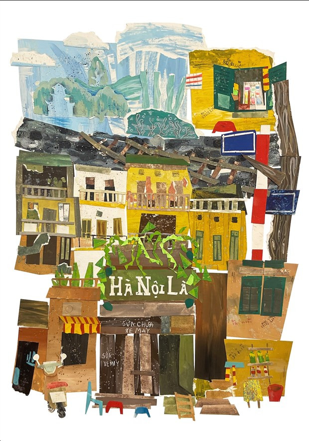 UNESCO divulga premios de concurso de pintura sobre Hanoi ảnh 5 UNESCO divulga premios de concurso de pintura sobre Hanoi ảnh 5