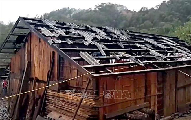 Lluvias causan graves daños en provincias montañosas del norte de Vietnam ảnh 1