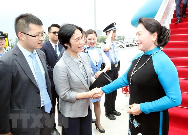 Inicia Presidenta de la Asamblea Nacional de Vietnam visita oficial a China ảnh 1 Inicia Presidenta de la Asamblea Nacional de Vietnam visita oficial a China ảnh 1