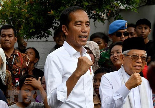 Auncian oficialmente en Indonesia reelección de Joko Widodo como presidente ảnh 1 Auncian oficialmente en Indonesia reelección de Joko Widodo como presidente ảnh 1