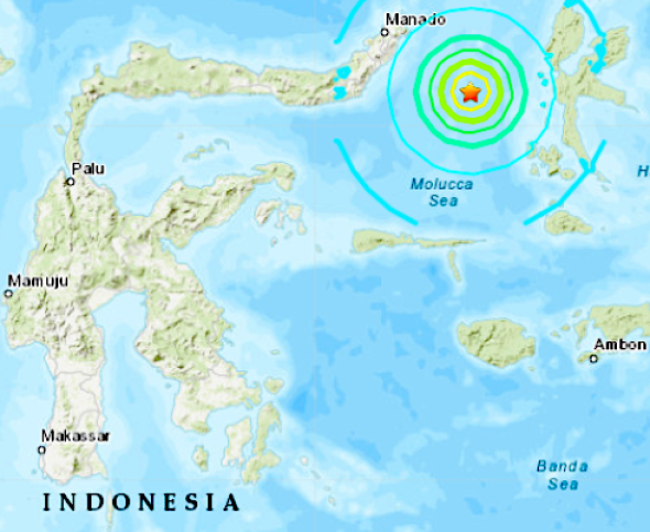 Levantan alerta de tsunami tras sismo de magnitud 7,1 en Indonesia ảnh 1