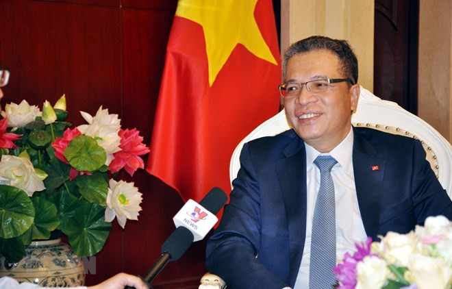 Embajador vietnamita destaca avances significativos en la cooperación con China ảnh 1 Embajador vietnamita destaca avances significativos en la cooperación con China ảnh 1