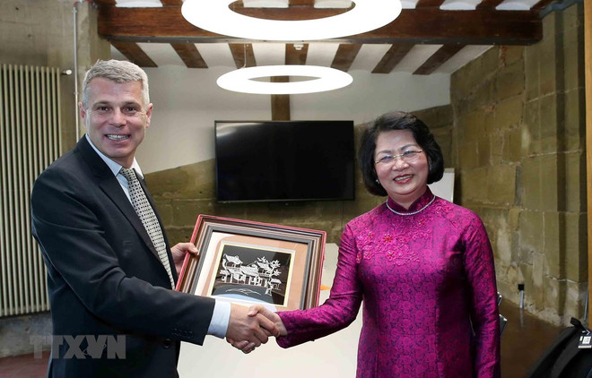 Aboga vicepresidenta de Vietnam por impulso de nexos con Berna ảnh 1 Aboga vicepresidenta de Vietnam por impulso de nexos con Berna ảnh 1