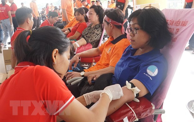 Donan en Vietnam más de mil 500 unidades de sangre durante campaña voluntaria ảnh 1