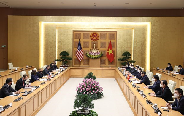 Vietnam desea recibir respaldo continuo de Estados Unidos para controlar el COVID-19 ảnh 2 Vietnam desea recibir respaldo continuo de Estados Unidos para controlar el COVID-19 ảnh 2