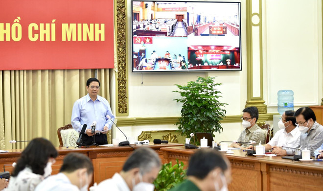 Primer ministro de Vietnam pide continuar apoyando la lucha antiepidémica en Ciudad Ho Chi Minh ảnh 1 Primer ministro de Vietnam pide continuar apoyando la lucha antiepidémica en Ciudad Ho Chi Minh ảnh 1