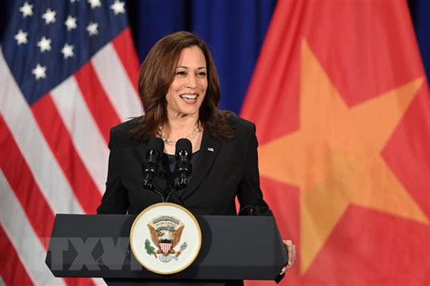 Visita de la vicepresidenta de EE.UU. a Vietnam escribe nuevas páginas sobre relaciones binacionales ảnh 1 Visita de la vicepresidenta de EE.UU. a Vietnam escribe nuevas páginas sobre relaciones binacionales ảnh 1