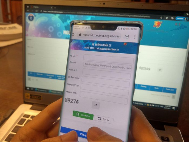 Ciudad Ho Chi Minh lanza sistema de búsqueda de información del paciente del COVID-19 ảnh 1 Ciudad Ho Chi Minh lanza sistema de búsqueda de información del paciente del COVID-19 ảnh 1