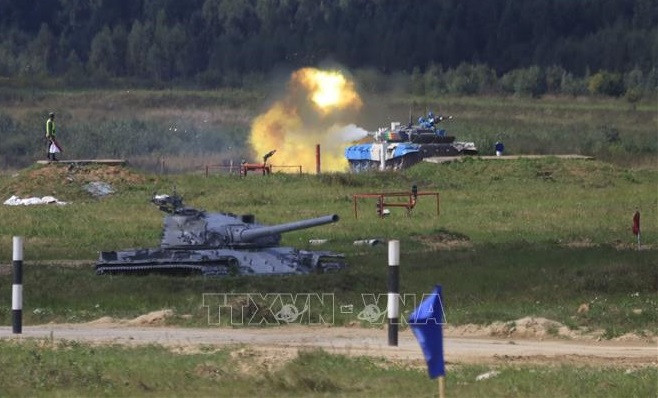 Vietnam ocupa el segundo lugar en carrera individual de Biatlón de Tanques en los Army Games ảnh 1 Vietnam ocupa el segundo lugar en carrera individual de Biatlón de Tanques en los Army Games ảnh 1