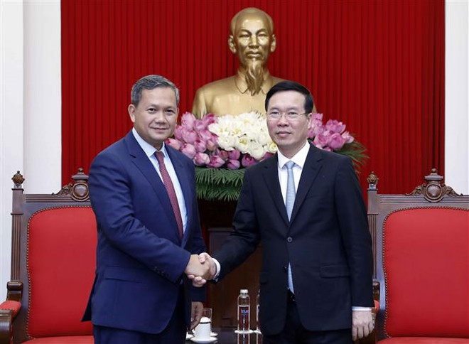 Vietnam y Camboya mantienen solidaridad y apoyo mutuo ảnh 1 Vietnam y Camboya mantienen solidaridad y apoyo mutuo ảnh 1
