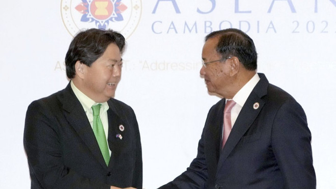 Japón y Camboya acuerdan fortalecer cooperación en seguridad ảnh 1 Japón y Camboya acuerdan fortalecer cooperación en seguridad ảnh 1