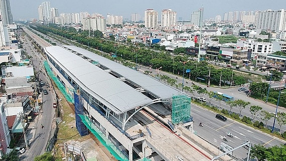 Pondrán a prueba en 2024 línea de metro 1 de Ciudad Ho Chi Minh ảnh 2