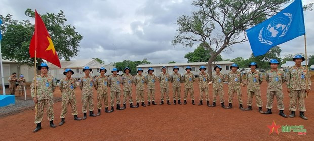Unidad de Ingeniería Militar número 1 de Vietnam completa su tarea en Abu Qussa ảnh 1 Unidad de Ingeniería Militar número 1 de Vietnam completa su tarea en Abu Qussa ảnh 1