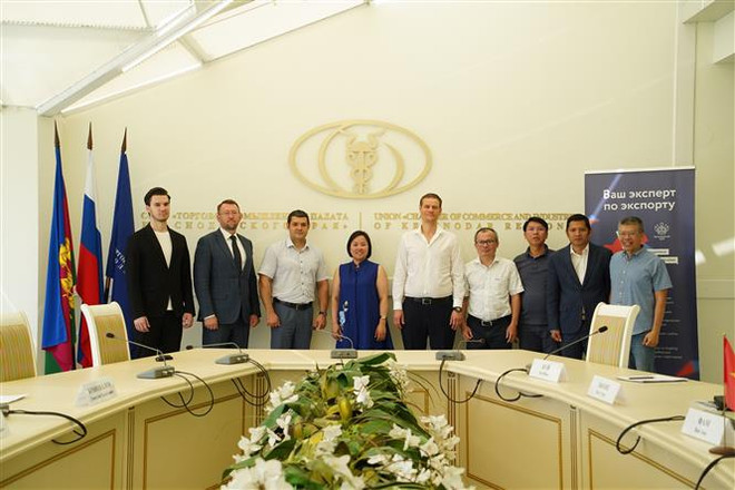 Empresas vietnamitas fortalecen cooperación con provincia rusa de Krasnodar ảnh 1 Empresas vietnamitas fortalecen cooperación con provincia rusa de Krasnodar ảnh 1