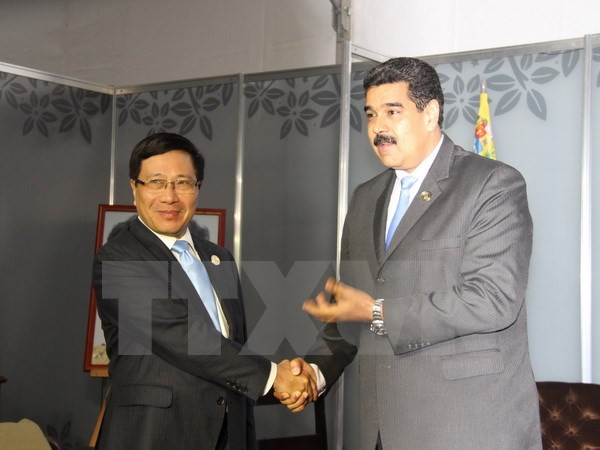 Vicepremier vietnamita recibido por Nicolás Maduro ảnh 1 Vicepremier vietnamita recibido por Nicolás Maduro ảnh 1