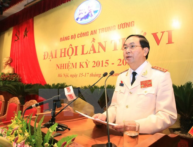 Concluye asamblea partidista de fuerza policiaca de Vietnam ảnh 1 Concluye asamblea partidista de fuerza policiaca de Vietnam ảnh 1