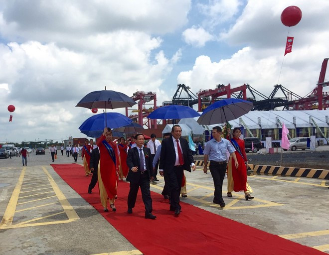 Inauguran otro puerto internacional de contenedor en Ciudad Ho Chi Minh ảnh 1 Inauguran otro puerto internacional de contenedor en Ciudad Ho Chi Minh ảnh 1