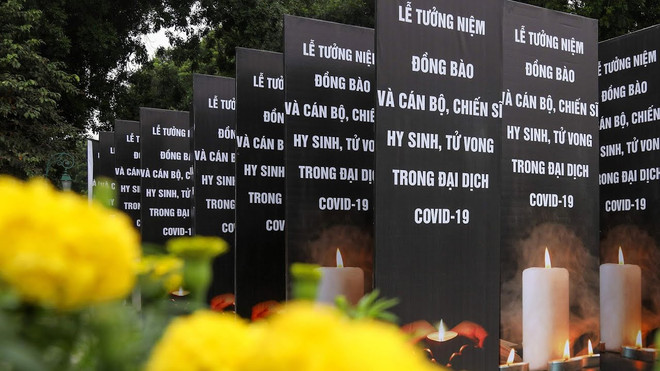 Organizan réquiem en homenaje a fallecidos por la COVID-19 en Vietnam ảnh 2 Organizan réquiem en homenaje a fallecidos por la COVID-19 en Vietnam ảnh 2