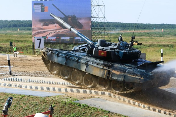 Army Games 2022: Equipo de tanque de Vietnam derriba cuatro de cinco objetivos ảnh 1
