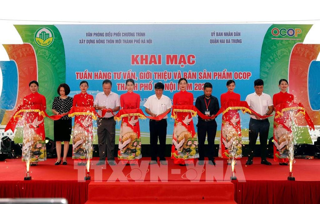 Inauguran semana de productos OCOP de Hanoi en 2022 ảnh 1 Inauguran semana de productos OCOP de Hanoi en 2022 ảnh 1