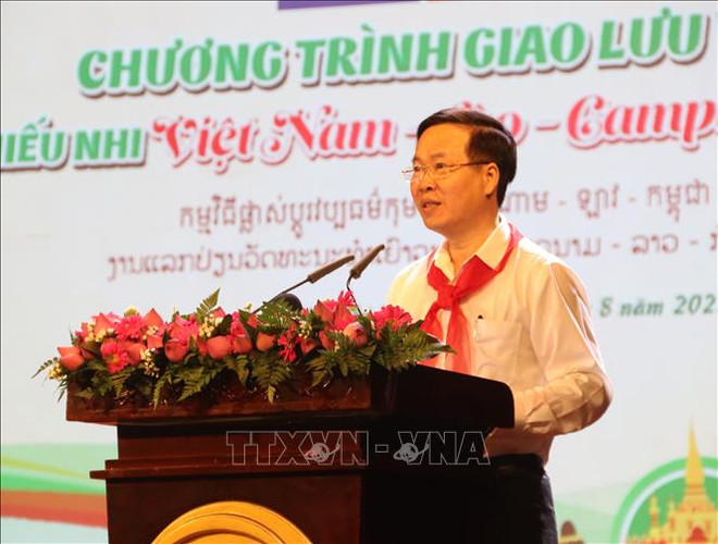 Ciudad Ho Chi Minh efectúa intercambio cultural entre niños de Vietnam, Laos y Camboya ảnh 2 Ciudad Ho Chi Minh efectúa intercambio cultural entre niños de Vietnam, Laos y Camboya ảnh 2