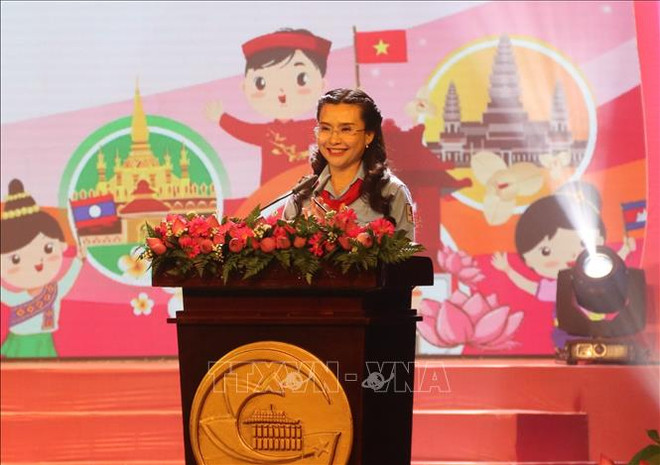 Ciudad Ho Chi Minh efectúa intercambio cultural entre niños de Vietnam, Laos y Camboya ảnh 1 Ciudad Ho Chi Minh efectúa intercambio cultural entre niños de Vietnam, Laos y Camboya ảnh 1