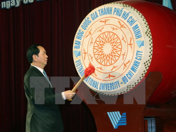 Presidente urge a Universidad Nacional de Ciudad Ho Chi Minh a ser centro de talento ảnh 1 Presidente urge a Universidad Nacional de Ciudad Ho Chi Minh a ser centro de talento ảnh 1