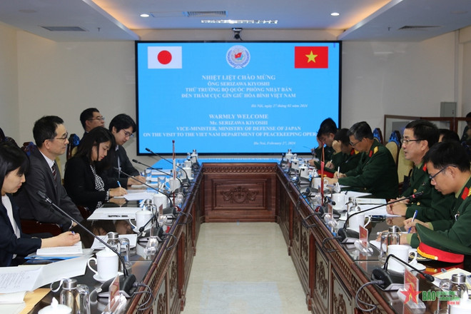 Vietnam y Japón fortalecen cooperación en mantenimiento de paz de ONU ảnh 1