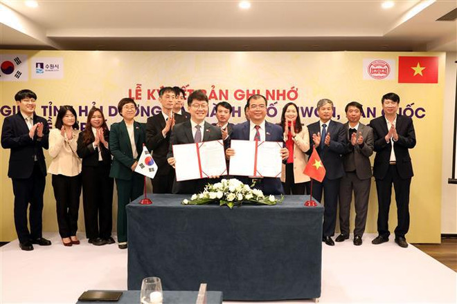 Hai Duong promueve la cooperación con ciudad surcoreana de Suwon ảnh 1 Hai Duong promueve la cooperación con ciudad surcoreana de Suwon ảnh 1