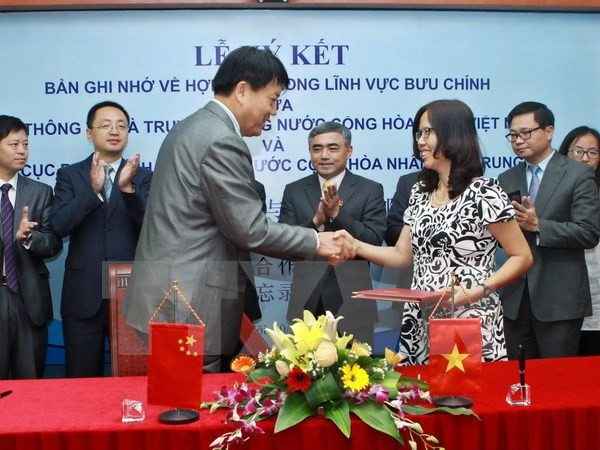 Firman memorando de colaboración Vietnam- China en correos ảnh 1 Firman memorando de colaboración Vietnam- China en correos ảnh 1