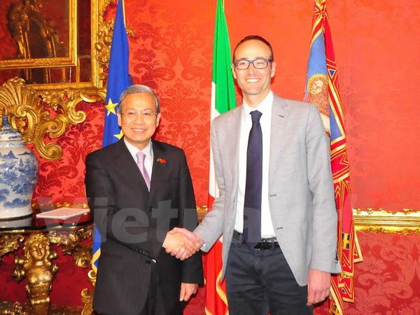 Regiones italianas priorizan cooperación con localidades de Vietnam ảnh 1 Regiones italianas priorizan cooperación con localidades de Vietnam ảnh 1