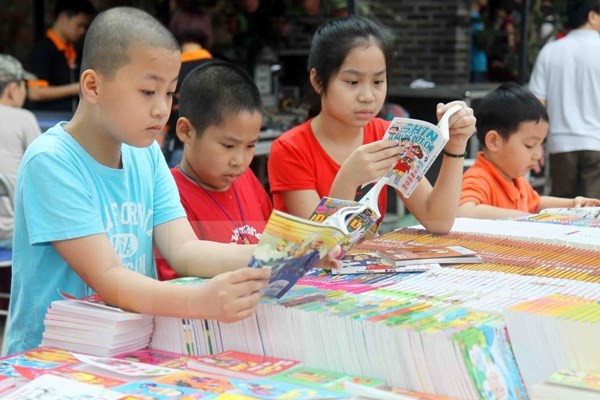 Cierra sus puertas Calle de libros en Hanoi ảnh 1