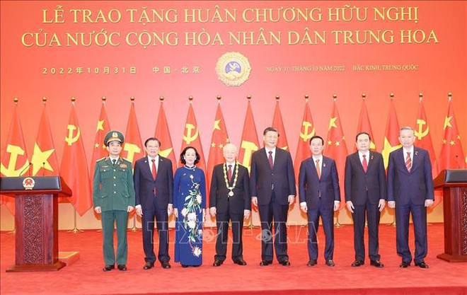 Otorga China medalla de amistad a secretario general del PCV ảnh 2 Otorga China medalla de amistad a secretario general del PCV ảnh 2