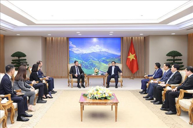 Primer ministro de Vietnam recibe a director general del grupo Adidas ảnh 1 Primer ministro de Vietnam recibe a director general del grupo Adidas ảnh 1