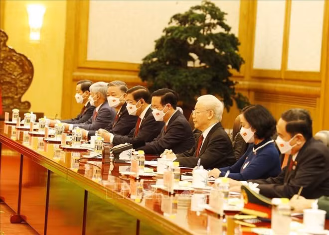 Secretario general del PCV se reúne con Xi Jinping ảnh 3