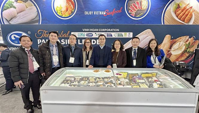 Exportadores vietnamitas participan en feria de mariscos de Norteamérica ảnh 2 Exportadores vietnamitas participan en feria de mariscos de Norteamérica ảnh 2