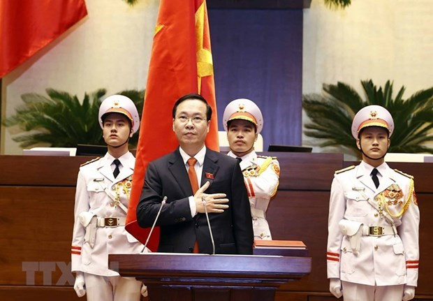 Dirigentes del mundo felicitan al nuevo presidente de Vietnam ảnh 1 Dirigentes del mundo felicitan al nuevo presidente de Vietnam ảnh 1
