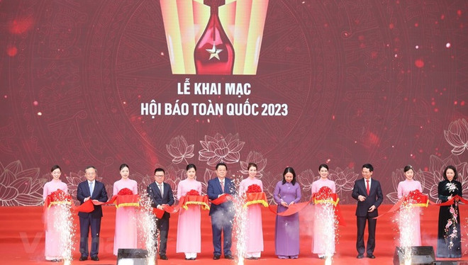 Inauguran Festival Nacional de Prensa de Vietnam 2023 ảnh 1