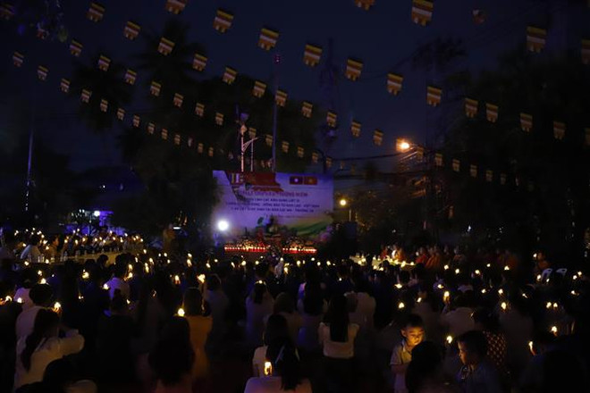 Efectúan en Laos réquiem por mártires vietnamitas caídos en isla de Gac Ma ảnh 1 Efectúan en Laos réquiem por mártires vietnamitas caídos en isla de Gac Ma ảnh 1