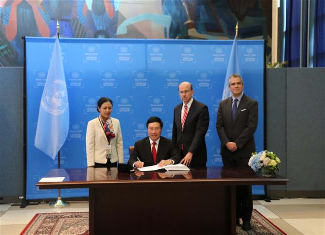 Vietnam firma Tratado sobre Prohibición de las Armas Nucleares ảnh 1