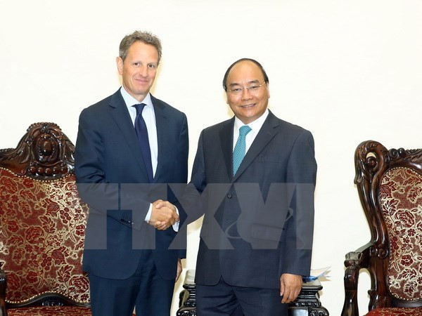 Premier vietnamita dialoga con presidente de grupo Warburg Pincus ảnh 1