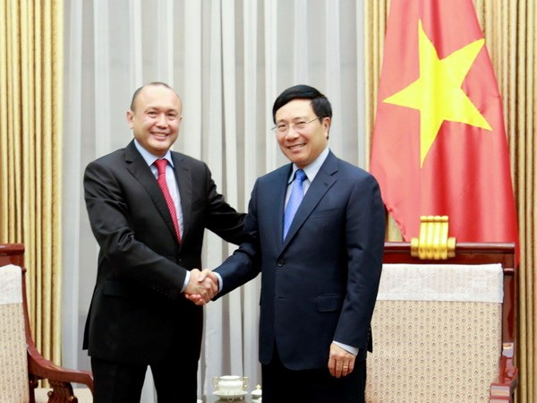 Vietnam y Kazajstán mejoran eficiencia de cooperación bilateral ảnh 1 Vietnam y Kazajstán mejoran eficiencia de cooperación bilateral ảnh 1